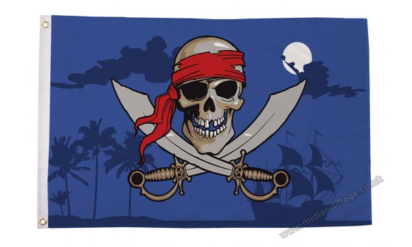 Pirate Night Sky Flag